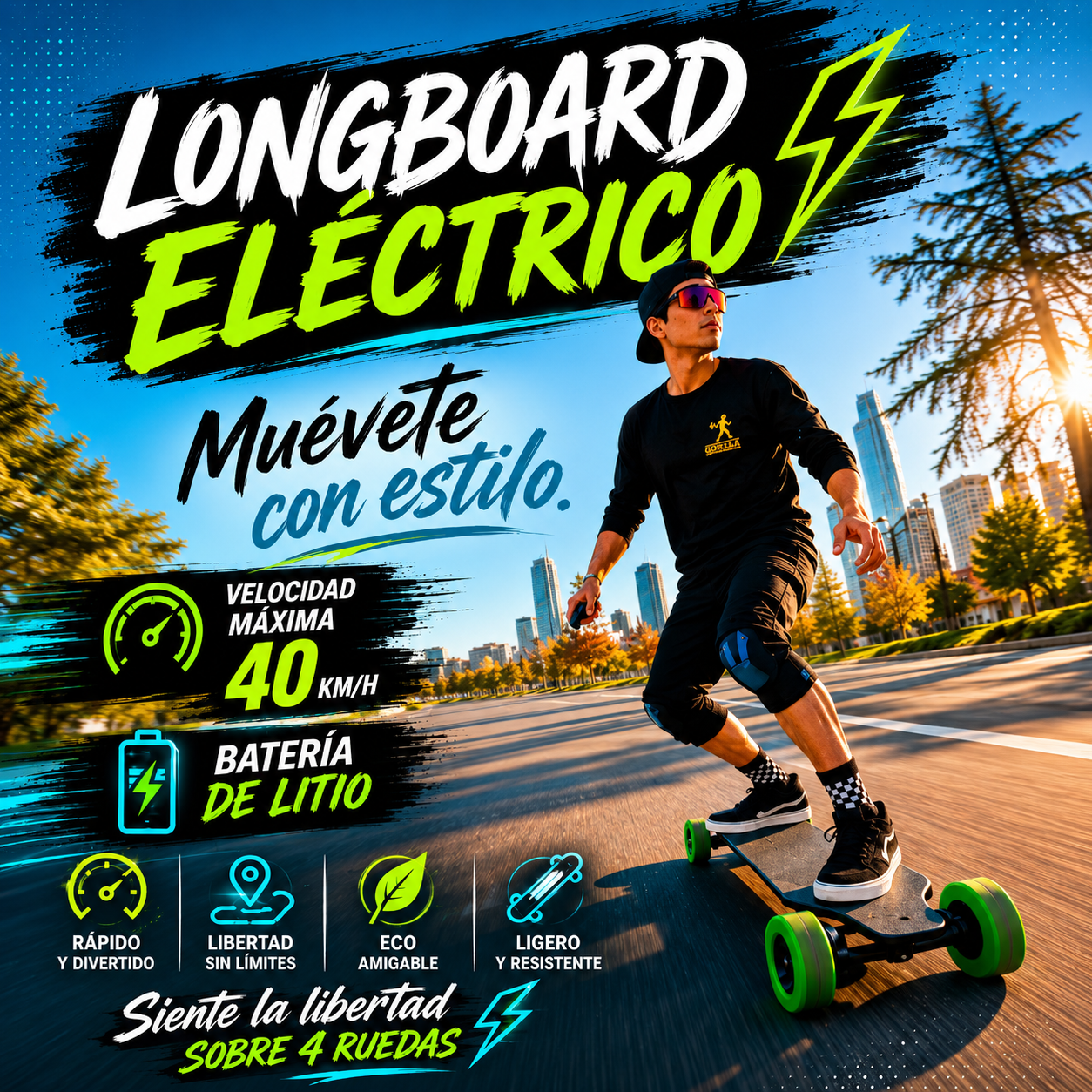 Longboard Eléctrico